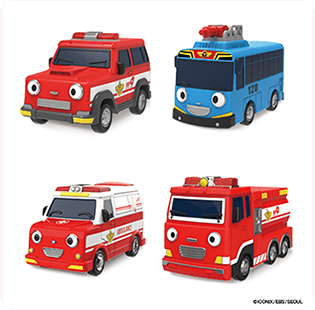 ちびっこバス タヨ ちびっこレスキュー隊大集合セット