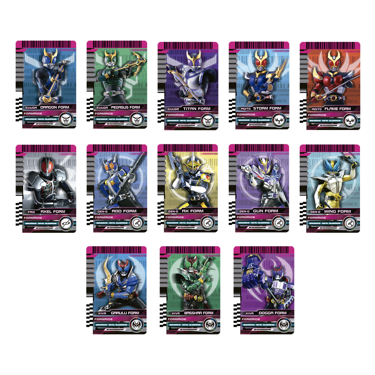 CSM RIDER CARD SET -DECADE- 