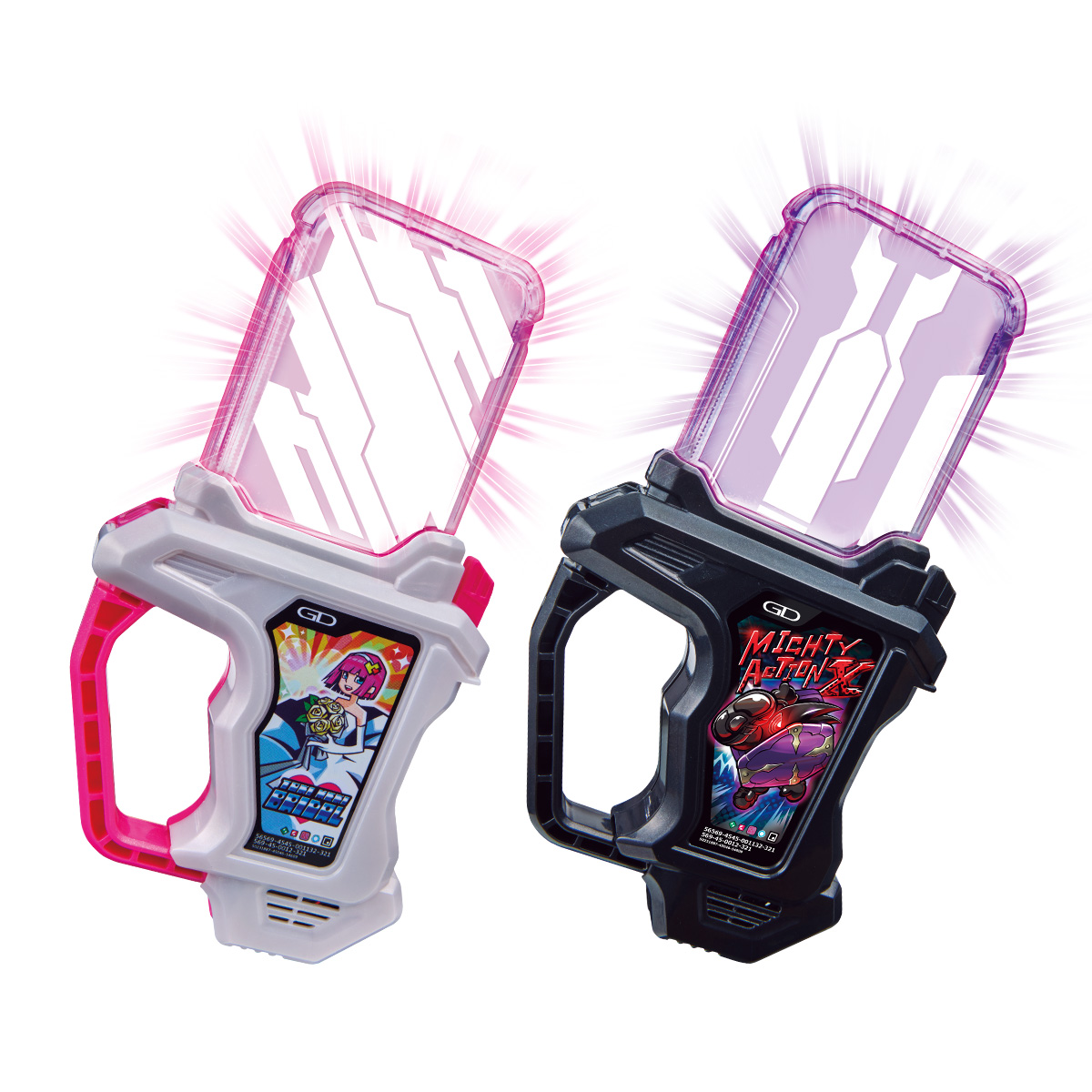 DX Tokimeki Bridal Gashat &amp; Proto Mighty Action X Gashat Noir