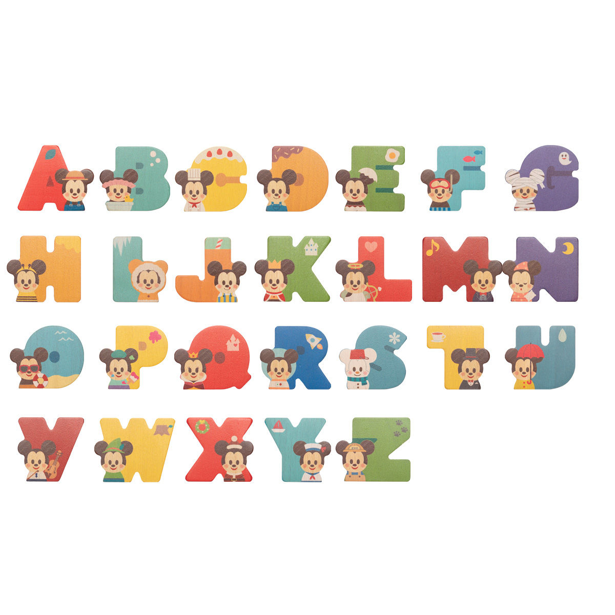 Disney KIDEA ALPHABET＜アルファベット26文字セット＞