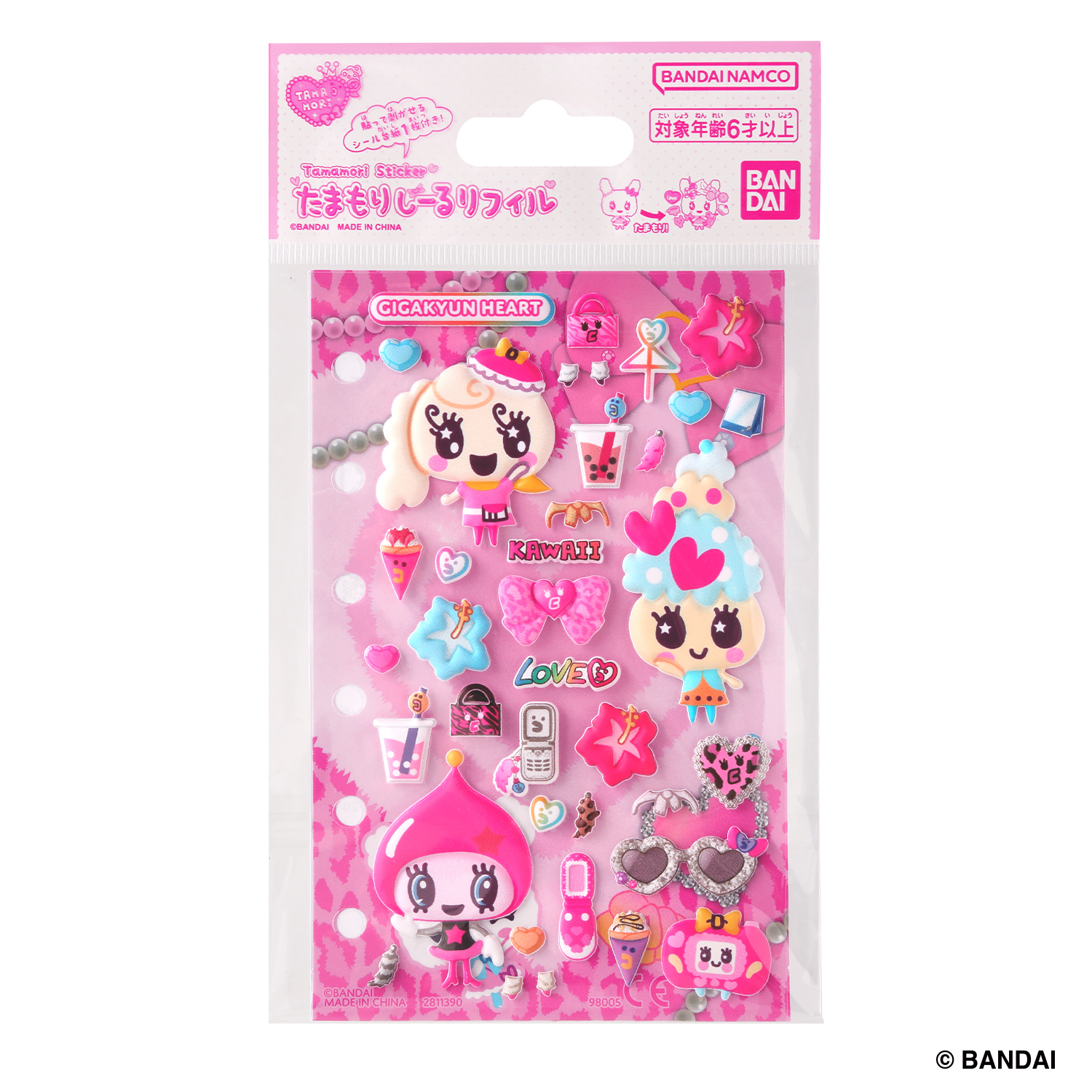 たまもりしーるリフィル　ギガキュンハートセット