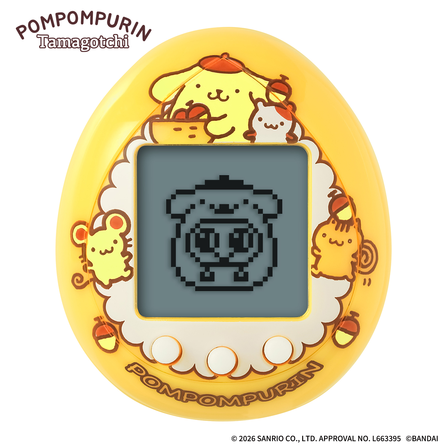 POMPOMPURIN Tamagotchi ベーシックオレンジ ver.