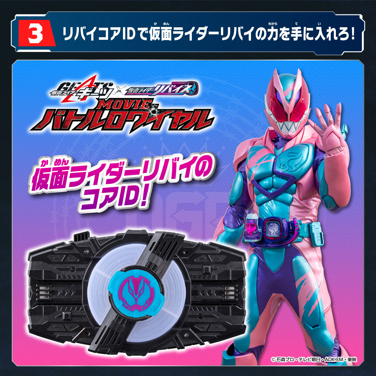 KAMEN RIDER SOUND CORE ID SET 