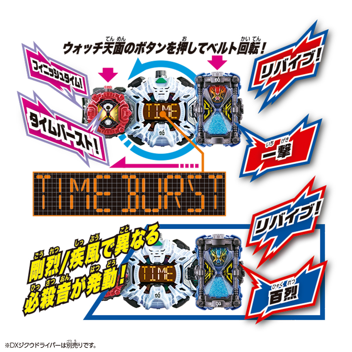 KAMEN RIDER ZI-O SUPER BEST DX GEIZREVIVE RIDEWATCH 