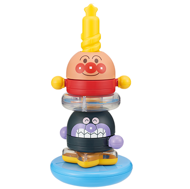 ～脳を育む～くるくるリングをつんでくずして！すくすくスピンタワー