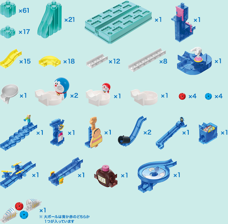 最高難易度！超合体コース 使用パーツ画像