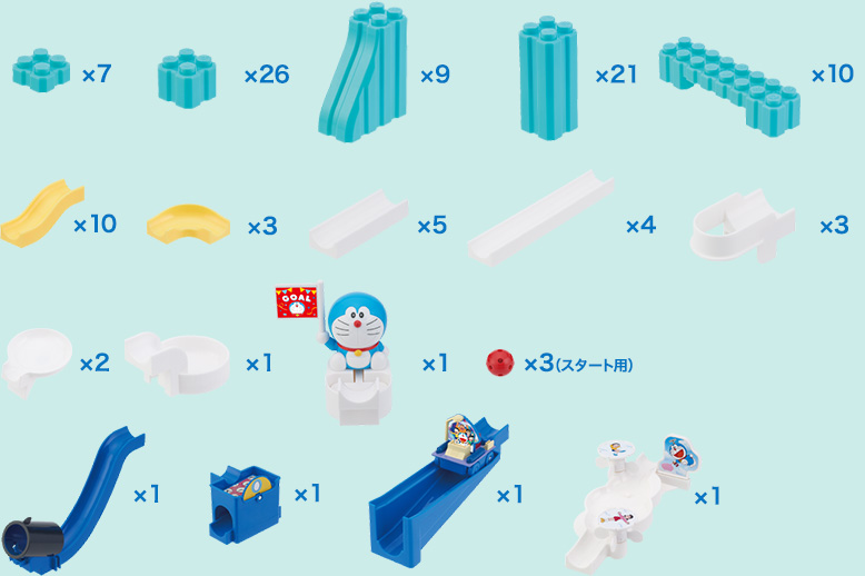 雲かためガスでもう一度合流？ 使用パーツ画像