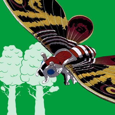 ゴジバースト モスラ(1992)＆3式機龍 メーサーブレード ・バックユニット