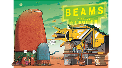 未来のなりきり玩具×BEAMS in space