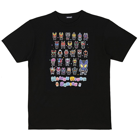 仮面ライダーガヴ＆仮面ライダーシリーズ デフォルメ Tシャツ 大人用