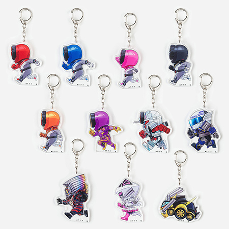 爆上戦隊ブンブンジャー 走るデフォルメシリーズ アクリルキーホルダー（全11種）