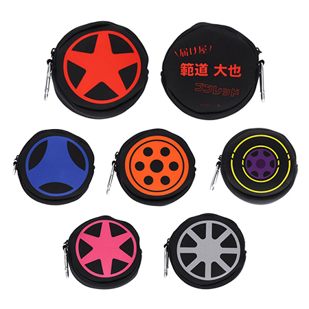 爆上戦隊ブンブンジャー 丸型ポーチ マーク柄