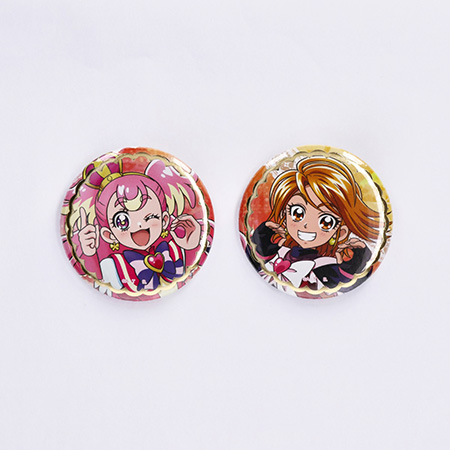 プリキュア 放送1000回記念缶バッジセット