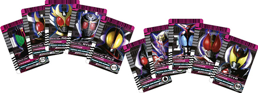 RIDER CARD SET -DECADE-
