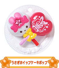 うさぎのホイップケーキポップ