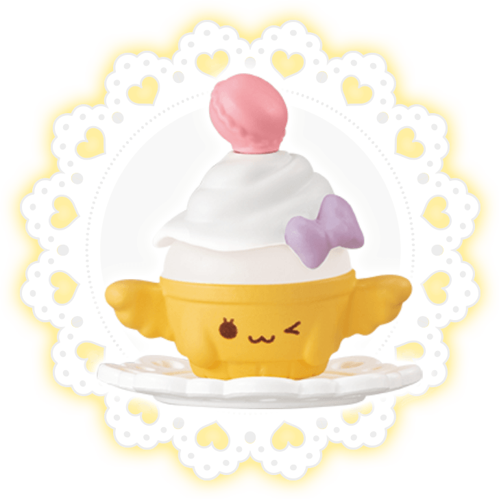 ソフトクリームのレシピッピ（ガシャポンオリジナルカラー）