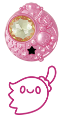 リンクルストーンモフルン＆魔法のほうき