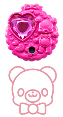 オリジナルリンクルストーンモフルン＆ハート