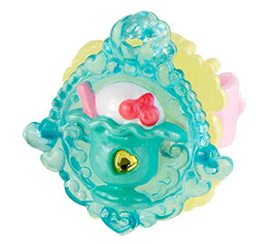 クリームソーダのハートクルリング