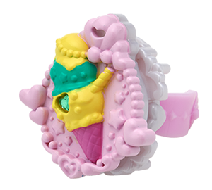 アイスのハートクルリング