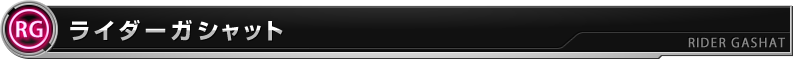 ライダーガシャット