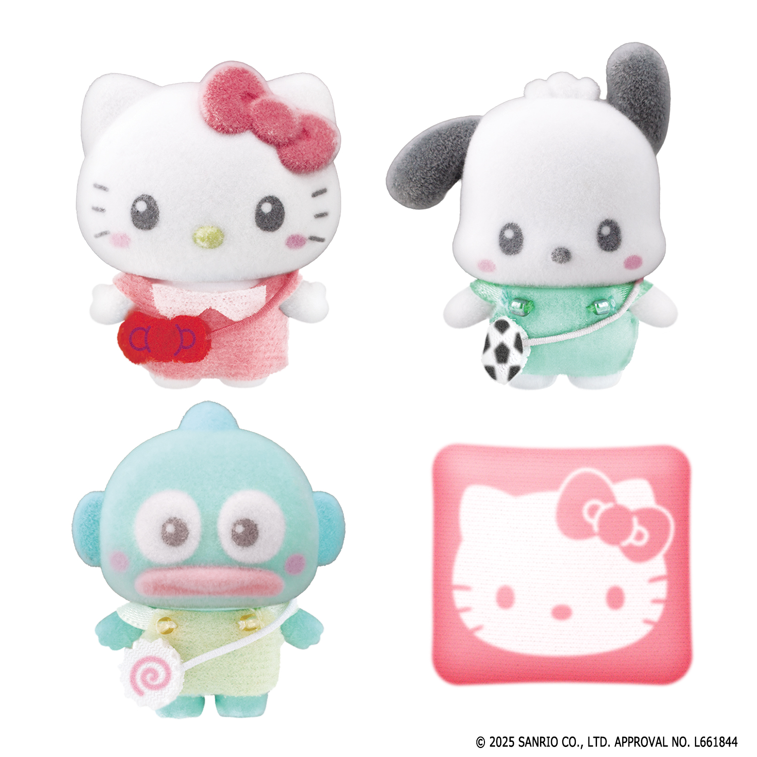 ぷちとも Sanrio characters ハローキティ＆ポチャッコ＆ハンギョドン
