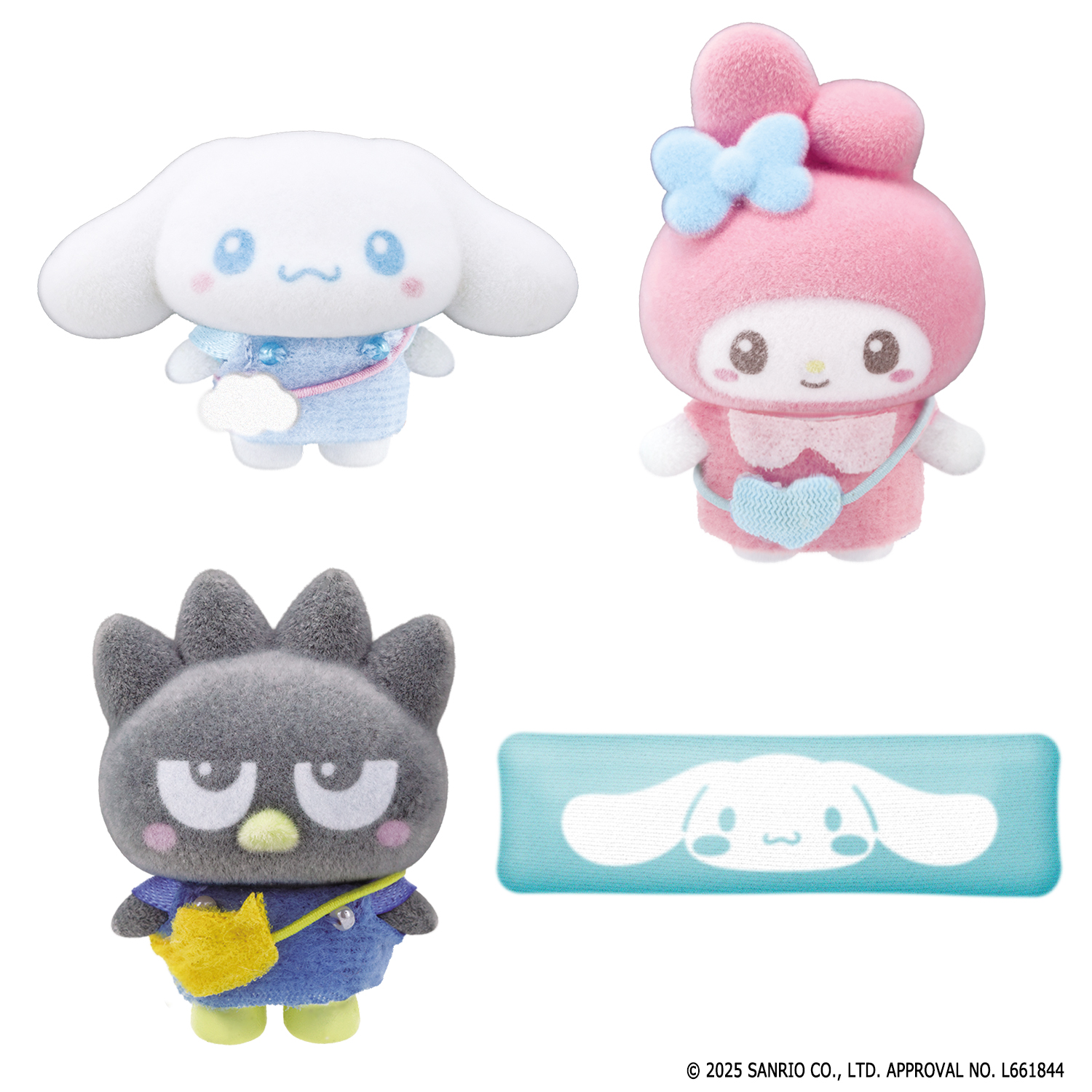 ぷちとも Sanrio characters シナモロール＆マイメロディ＆バッドばつ丸