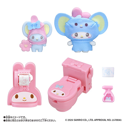 ぷちとも Sanrio characters マイメロディのトイレ