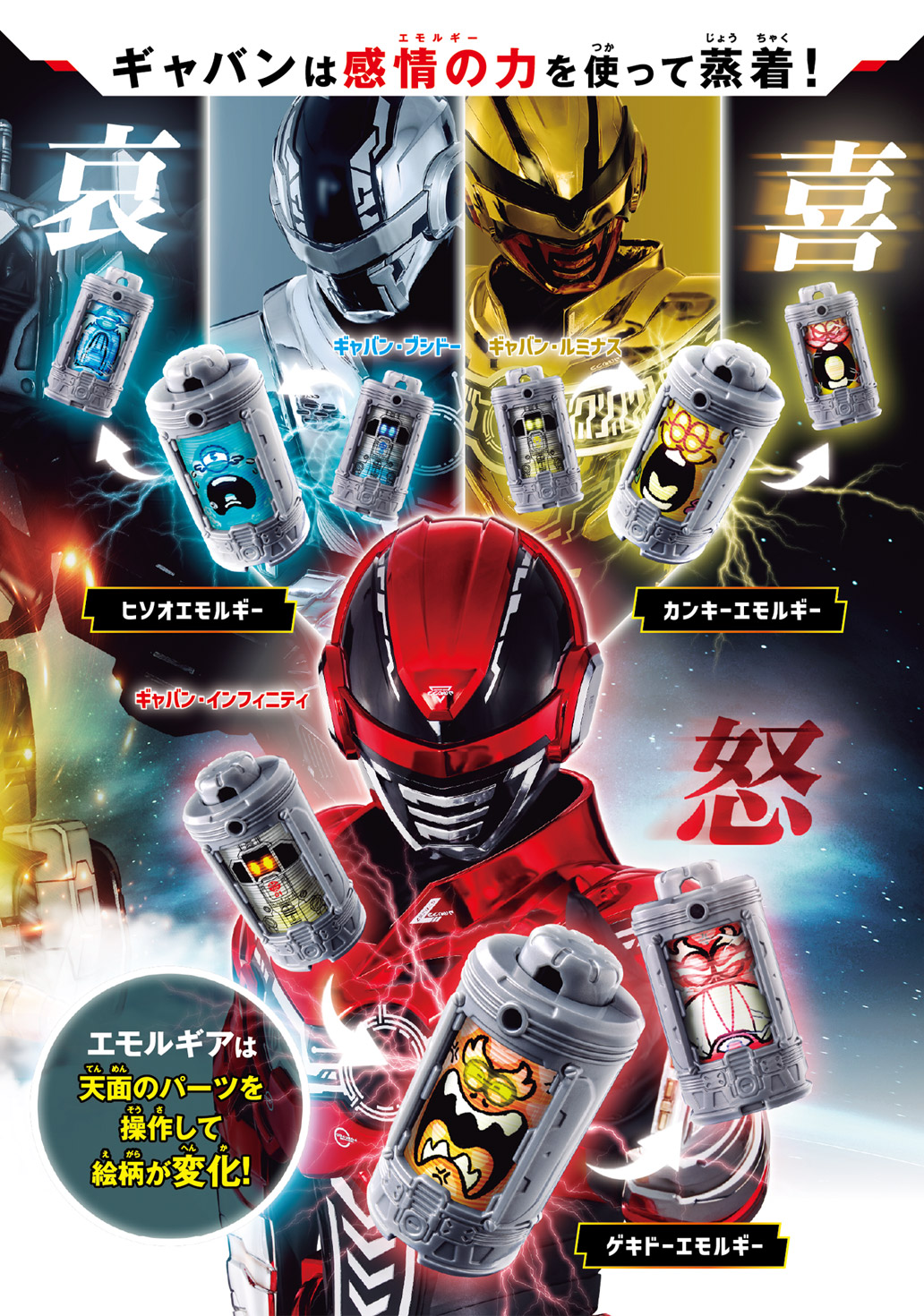 超宇宙刑事ギャバン インフィニティ パーフェクトガイド 3ページ目