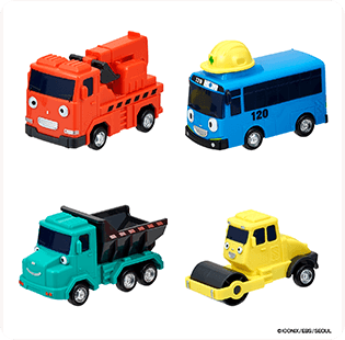 ちびっこバス タヨ ちびっこ力持ち建機大集合セット