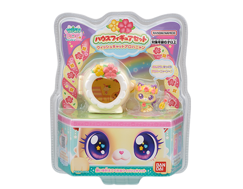 ウィッシュキャットアロハニャンハウスフィギュアセット
