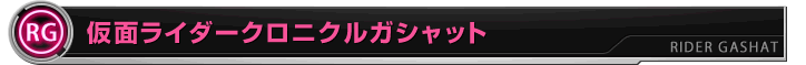 仮面ライダークロニクル