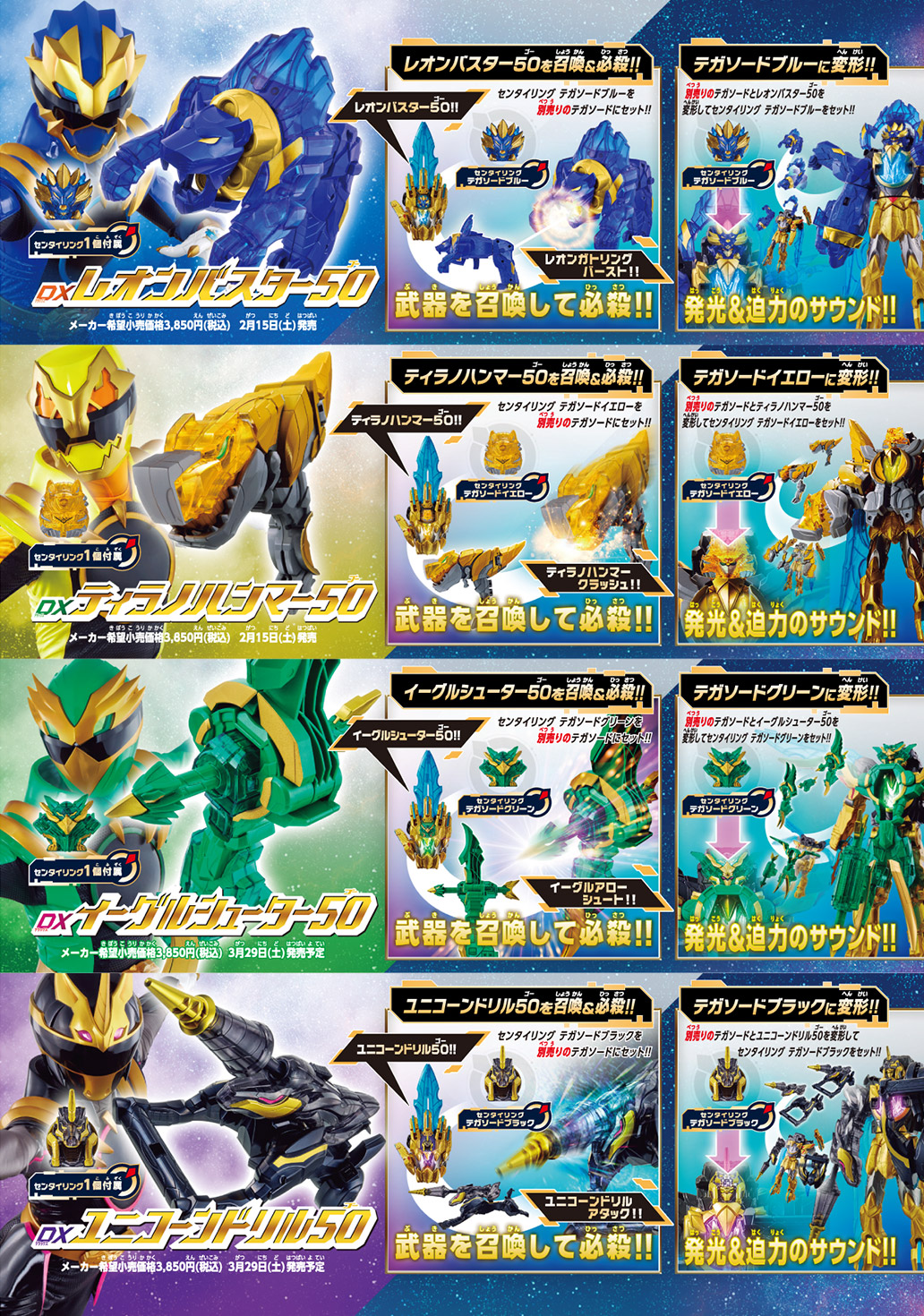 ナンバーワン戦隊ゴジュウジャー パーフェクトガイド 7ページ目