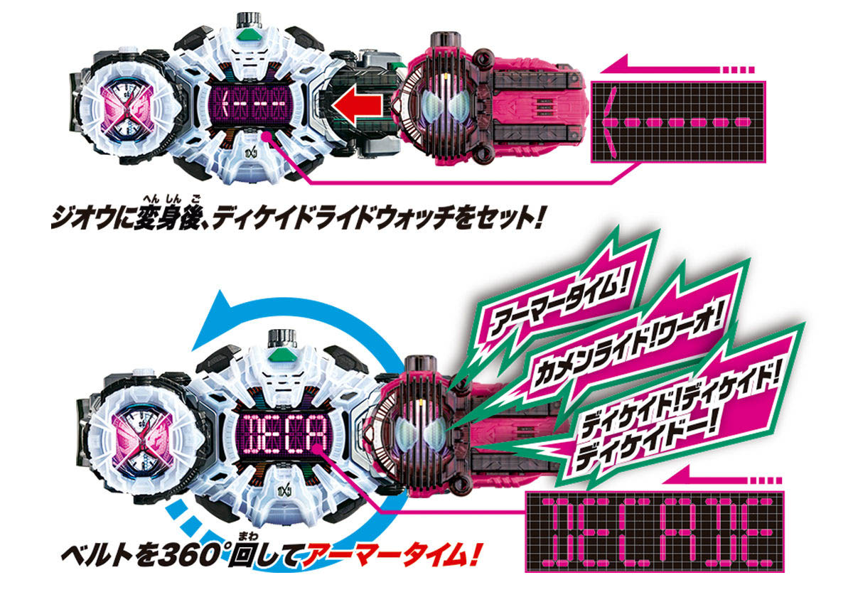 緑林シリーズ 仮面ライダージオウ 変身５品セット （バラ売り不可