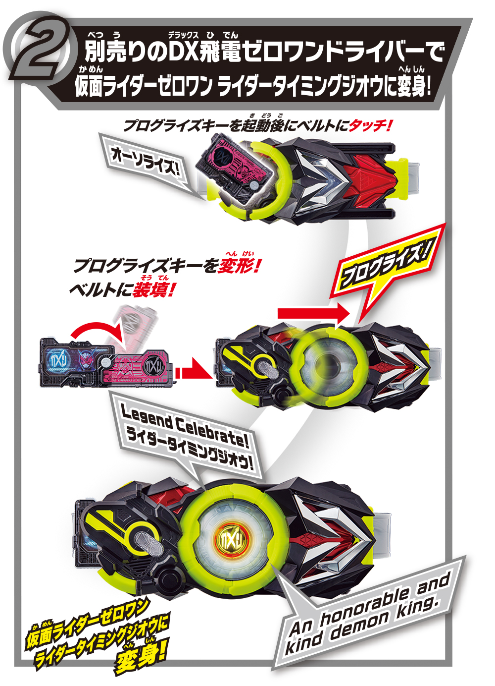 仮面ライダー ゼロワン ドライバー ゼロツー プログライズキー