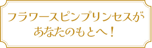 フラワースピンプリンセスがあなたのもとへ！