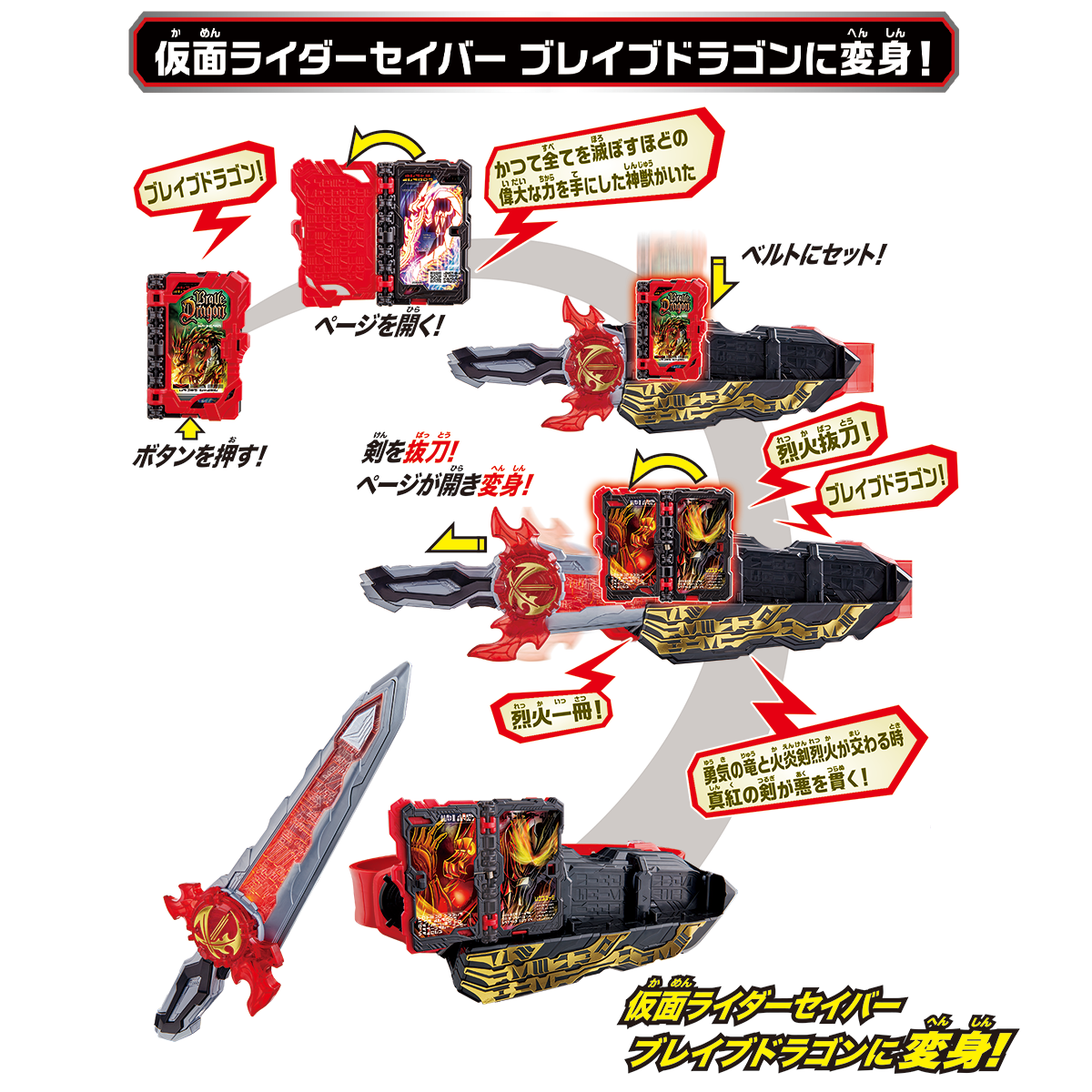 新品 仮面ライダーセイバー 聖剣ソードライバー６点セット-